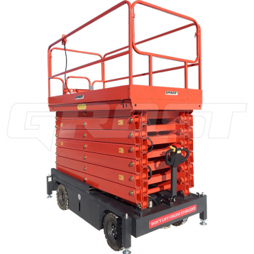 Самоходный подъёмник ножничного типа GROST Tower 0.5-7 по доступной цене в Караганде. Не теряйте времени и заказывайте у нас прямо сейчас! Надежное качество и выгодные условия ждут вас.