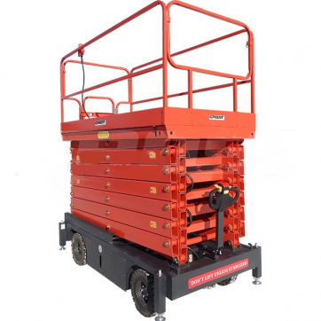 Самоходный подъёмник ножничного типа GROST Tower 0.5-11 по выгодной цене в Караганде. Надежное качество и лучшие условия ждут вас.